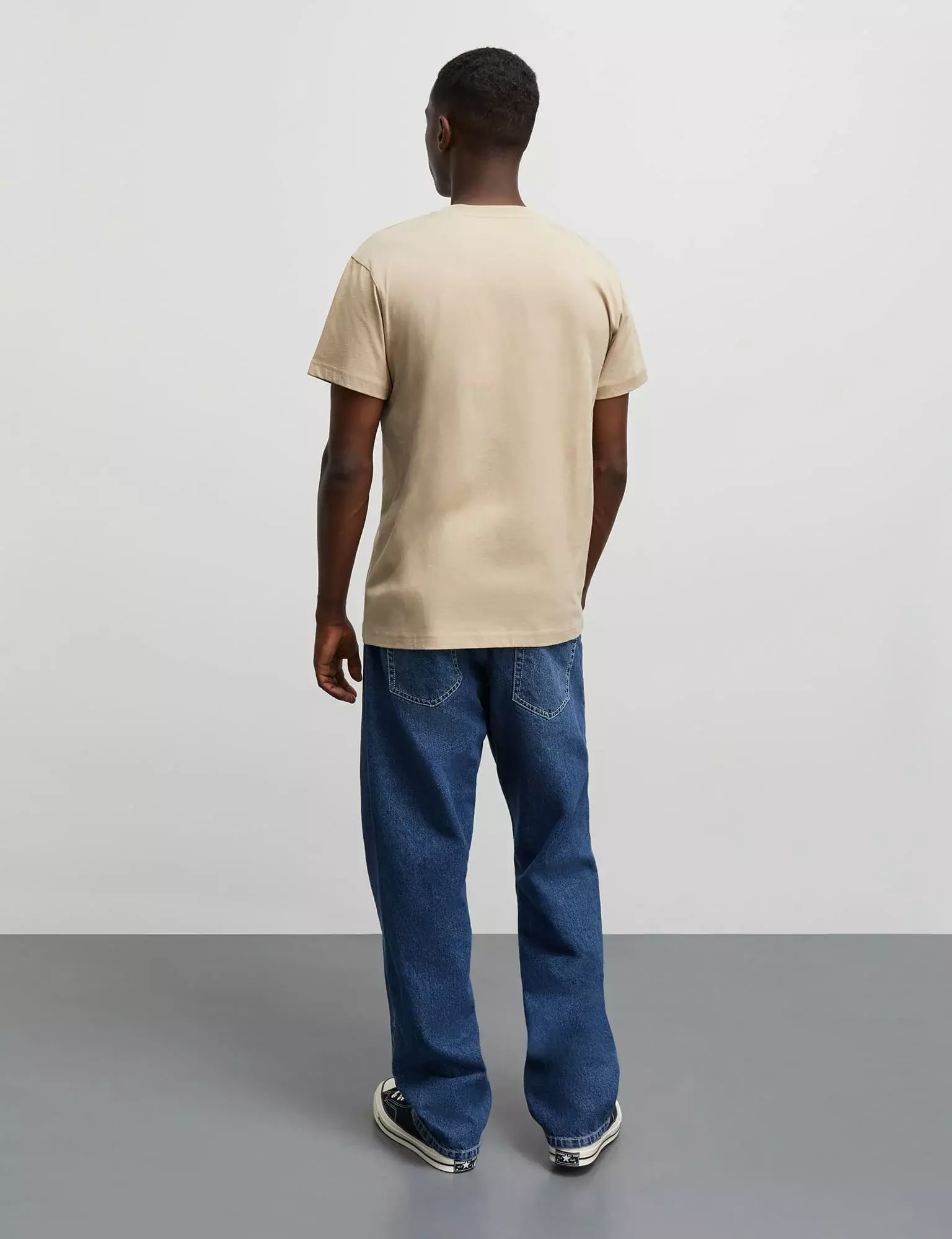 Mads Nørgaard Thor Fine Jersey T-Shirt Herren beige